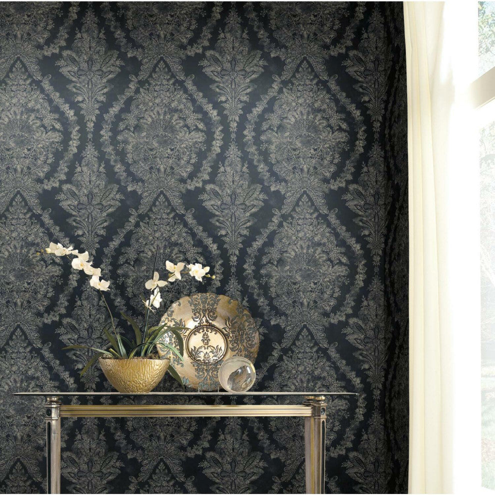 Charleston Damask Wallpaper