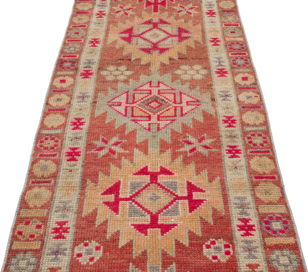 Vintage Turkish Runner Rug - 2' 7" x 13' 5" (31 in. x 161 in.)