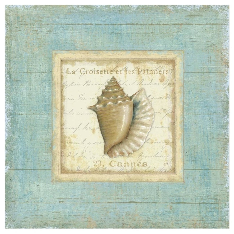 "Bijou de Mer I" Digital Paper Print by Daphne Brissonnet, 42"x42"