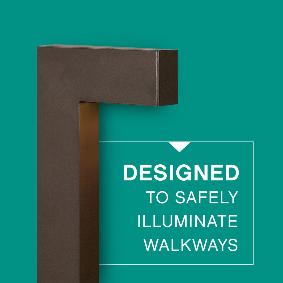 Hinkley Atlantis 22" Large LED Path Light, Black