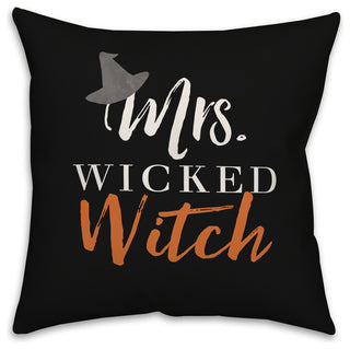 Mrs. Wicked Witch 16"x16" Throw Pillow