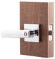 Craftsman Style Restroom Lever, Polished Stainless
