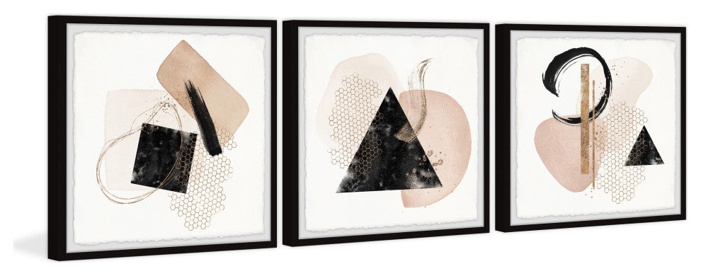 Broken Knife Triptych, 3-Piece Set, 24x24 Panels