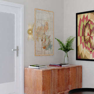 Nikko 6.5" Wall Light Gold