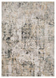 Surya Quatro QUA-2300 5'3"x7'3" Rug, Gray/Silver Gray/White/Beige/Tan