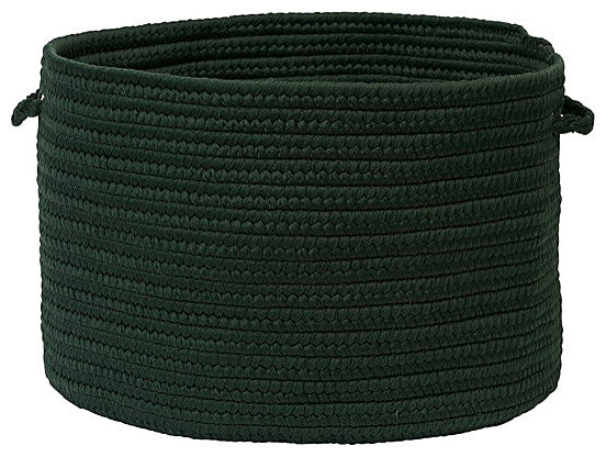 Colonial Mills Basket Boca Raton Dark Green Round