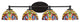 Capri 4-Light Bath Bar, Matte Black/Lynx Art