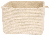 Colonial Mills Basket Chunky Natural Wool Square Basket Natural Square