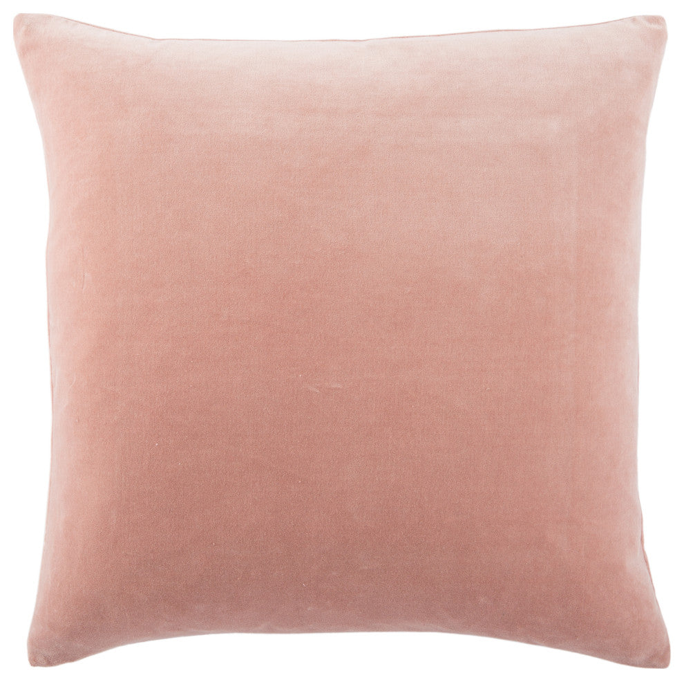 Jaipur Living Hendrix Border Down Throw Pillow, Blush, Down Fill