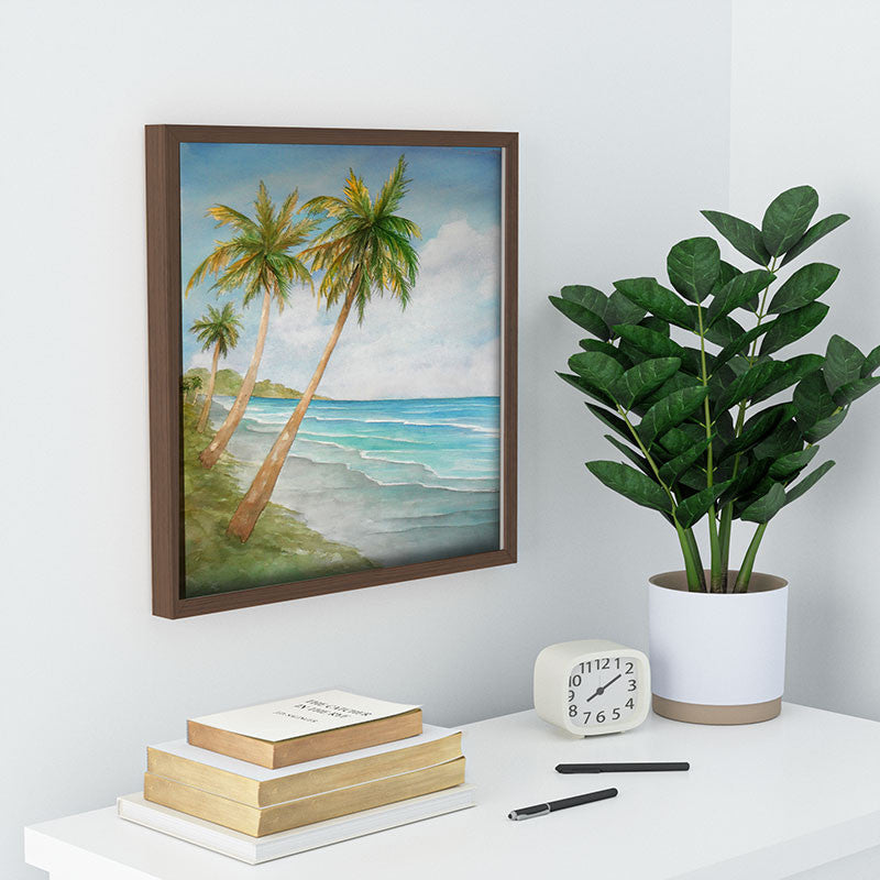 Rosie Brown Swaying Palms Recessed Framing Square