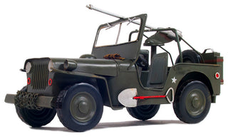 1941 Willys MB Overland Jeep Green Metal Handmade