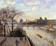 Camille Pissarro The Louvre and the Seine from the Pont-Neuf Gallery Wrap Canvas