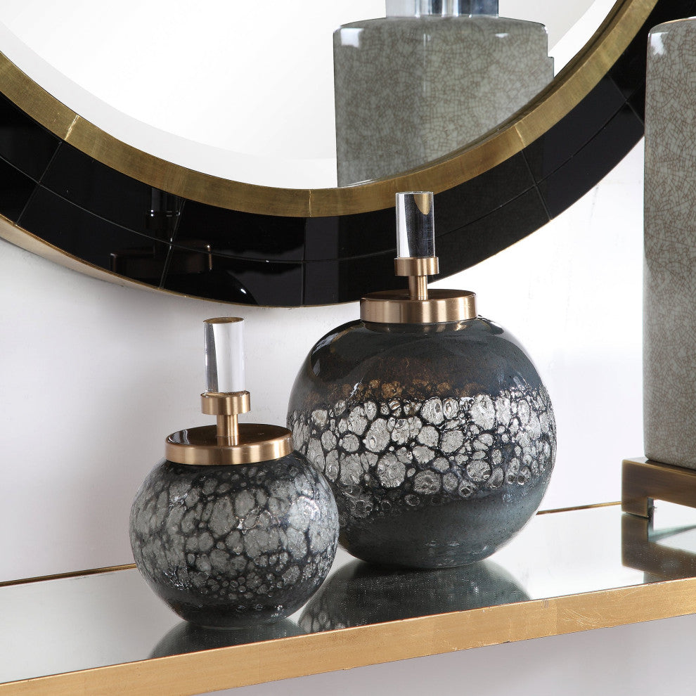 Uttermost Cessair Art Glass Bottles, Set of 2