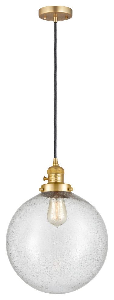 INNOVATIONS 201CSW-SG-G204-12-LED 1-Light Mini Pendant Satin Gold