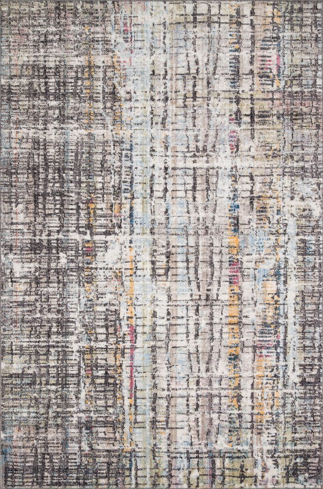 Charcoal / Multi Medusa MED-08 Area Rug by Loloi, 2'4"x4'