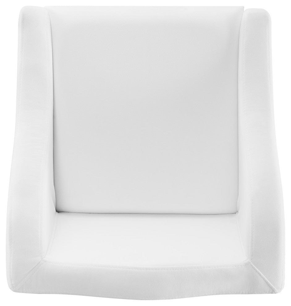 Hillsdale Dillon Modern Low Profile Wingback Metal Stool, Counter Height