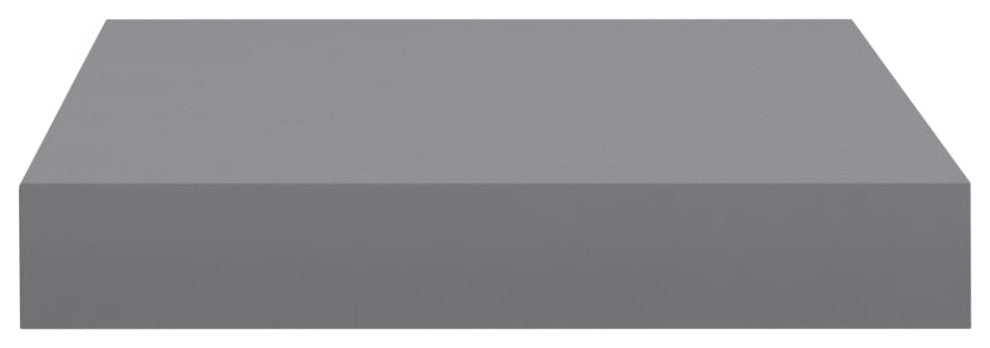 vidaXL Wall Shelf Floating Shelf Display Shelf for Book Wall Mounted Gray