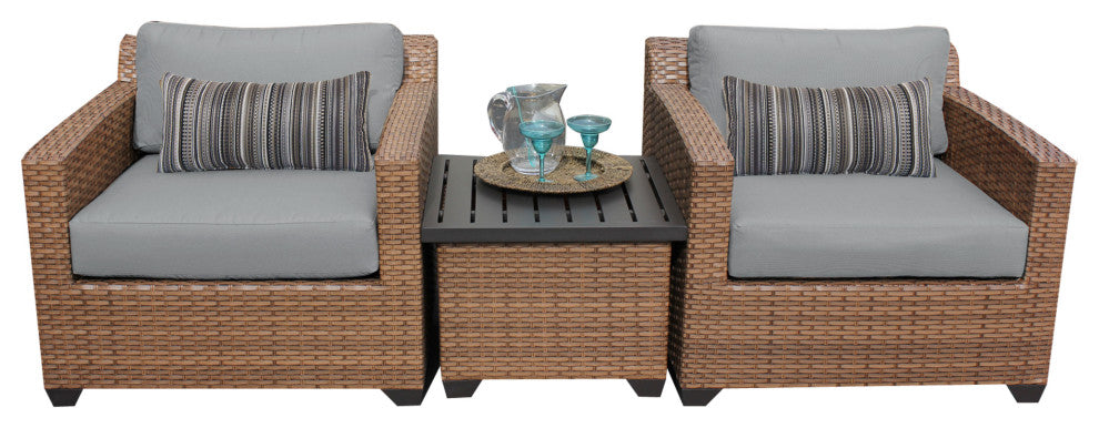 Laguna 3 Piece Wicker Patio Furniture Set 03a