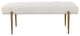 Uttermost Olivier White Bench 23572