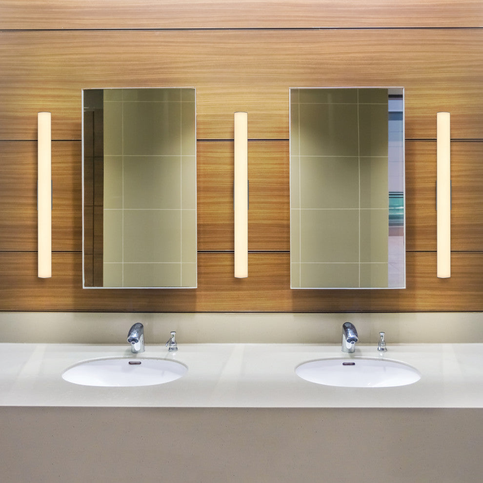 Procyon 24" ETL Certified Integrated LED Bathroom Fixture, Chrome