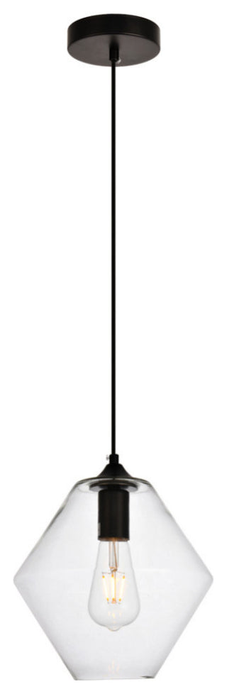 Elegant Placido Collection Pendant Black Finish