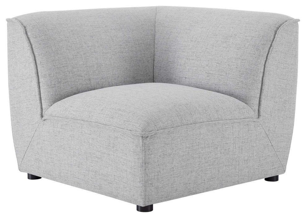 Sectional Sofa Set, Fabric, Gray, Modern, Living Lounge Hotel Hospitality