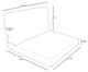 4" Cushions for Chairs