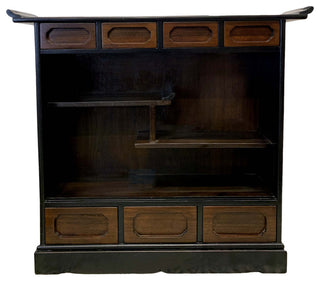Japanese Wooden Curio Cabinet