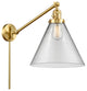 Cone Swing Arm With Switch, Satin Gold, Clear, Clear