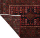 Fine Vintage Distressed Akdas Blue Runner, 3'7x11'2