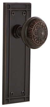 Mission Plate Double Dummy Egg and Dart Door Knob