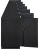 Navona Oak Veneer Sideboards / Buffet, Black, 6pc