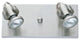 2x50W Track Light, Matte Nickel Finish