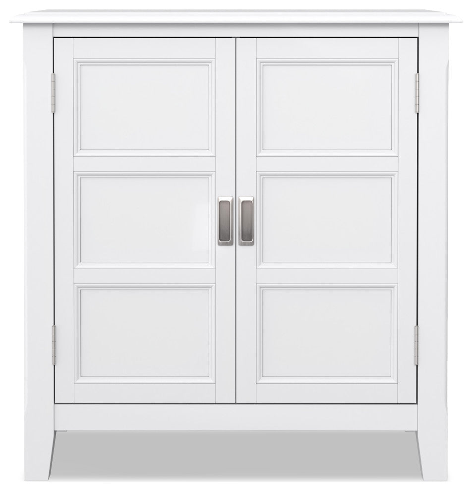 Close-up of door latch/hinge on white background