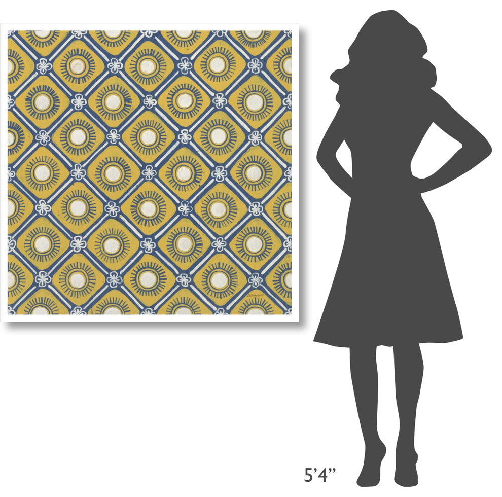 "Sunny Designs IV" Digital Paper Print by Kathrine Lovell, 42"x42"