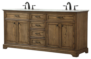 Home Living 21.5" Transitional Driftwood-Light Bathroom Vanity
