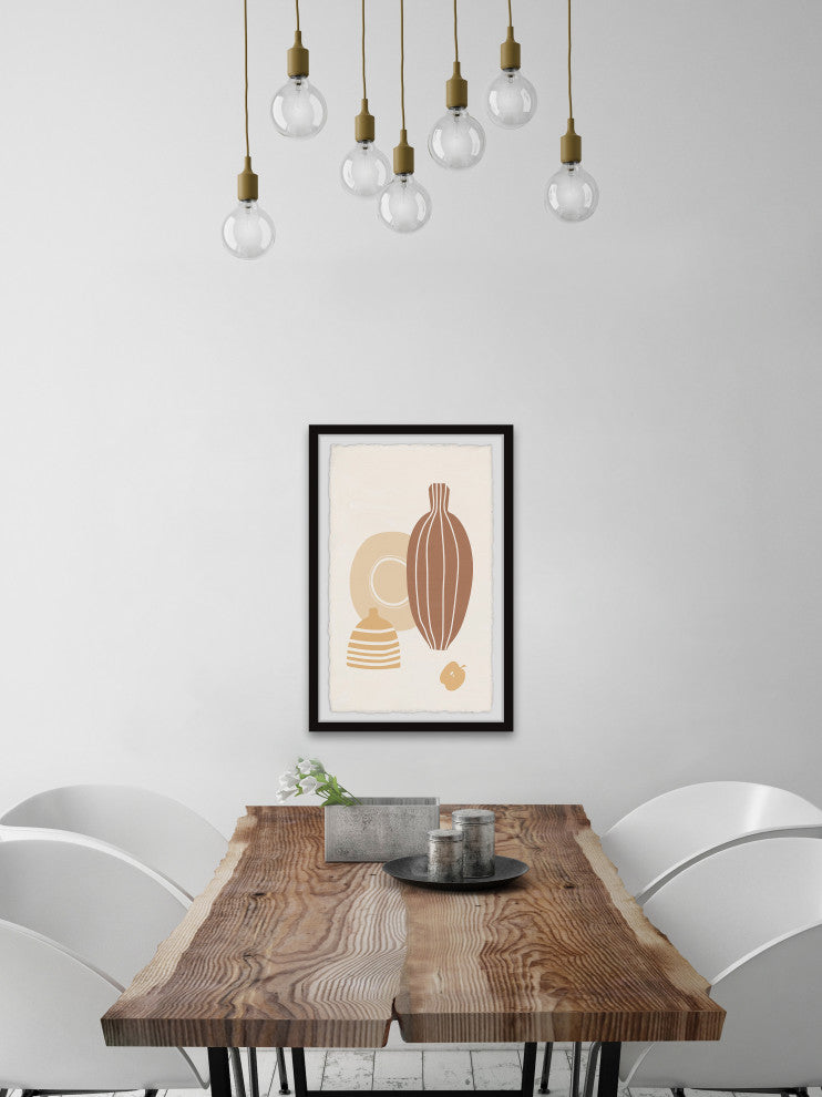"Perfect Stripes" Framed Painting Print, 8x12