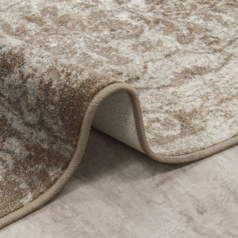 Thinly Veiled Antique Taupe Rug, 5'4" X 7'8"