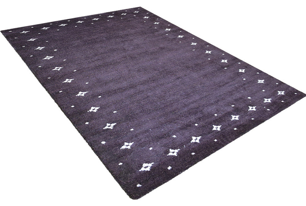 HAND KNOTTED LOOM SILK ECO-FRIENDLY AREA RUG -6'x9',Rectangle,Brown,Contemporary