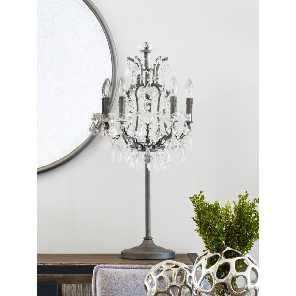 Retro Luisa Table Lamp - Clear