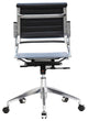 Classics Flees Office Chair Mid Back, Black