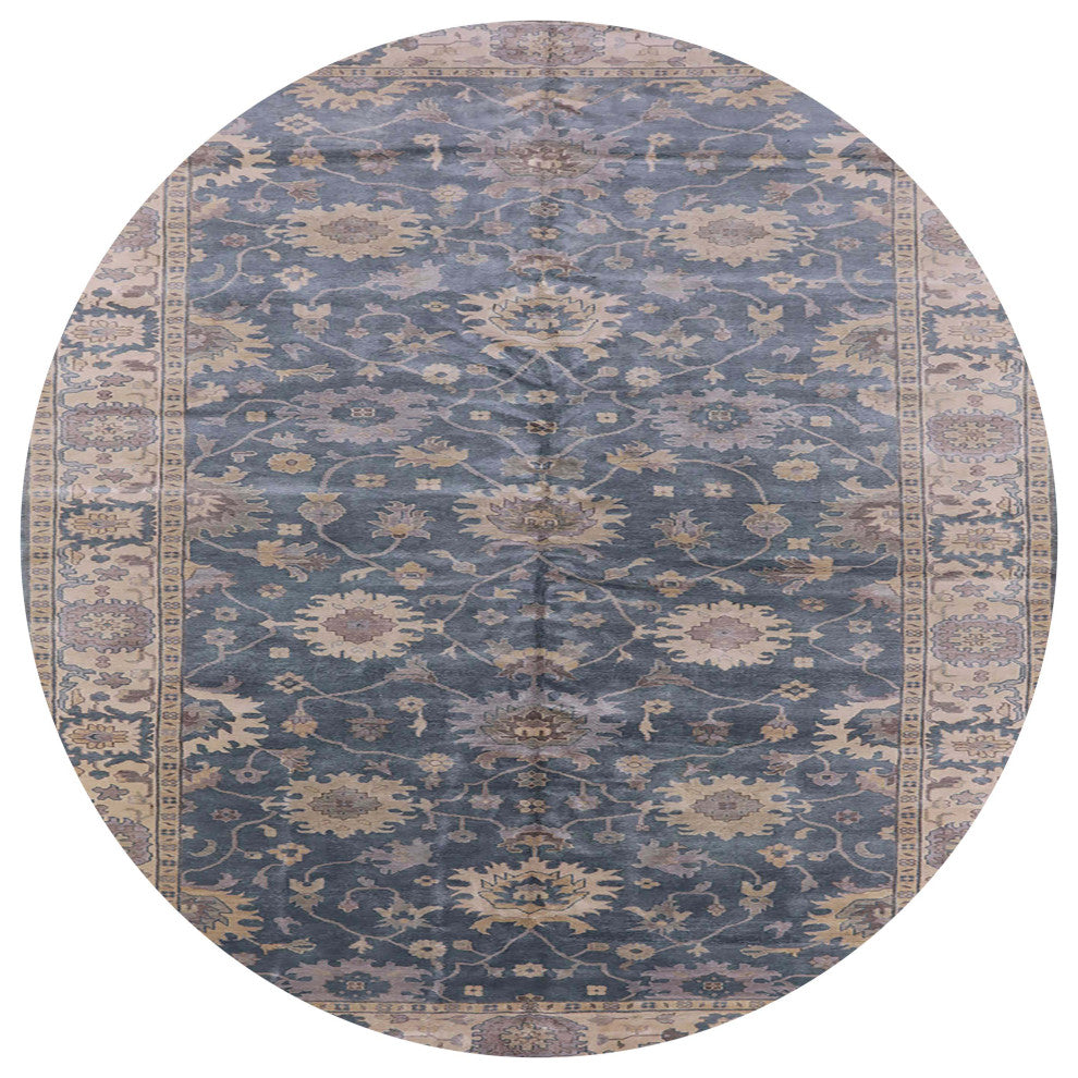 Ahgly Company Indoor Round Mid-Century Modern Area Rugs, 7' Round