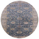 Ahgly Company Indoor Round Mid-Century Modern Area Rugs, 7' Round