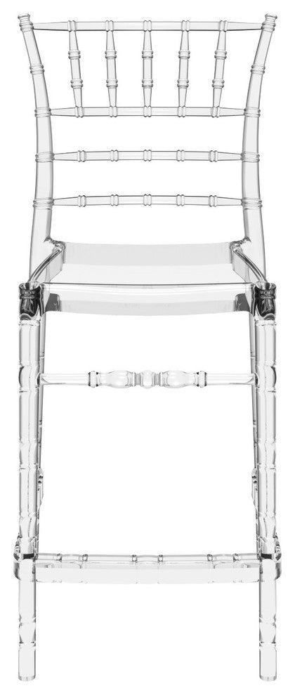 Compamia Elle Chiavari Counter Stools, Set of 2, Clear
