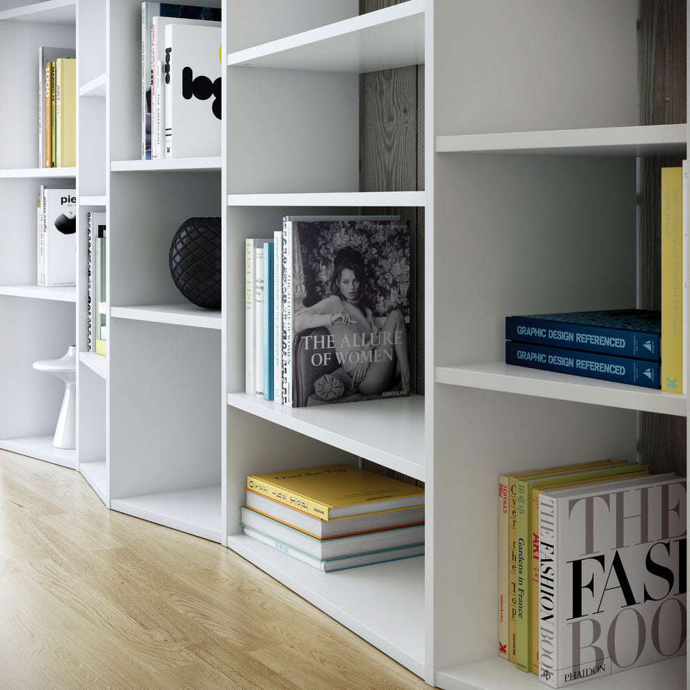 Valsa Composition 2012-005 Shelving Unit, Pure White