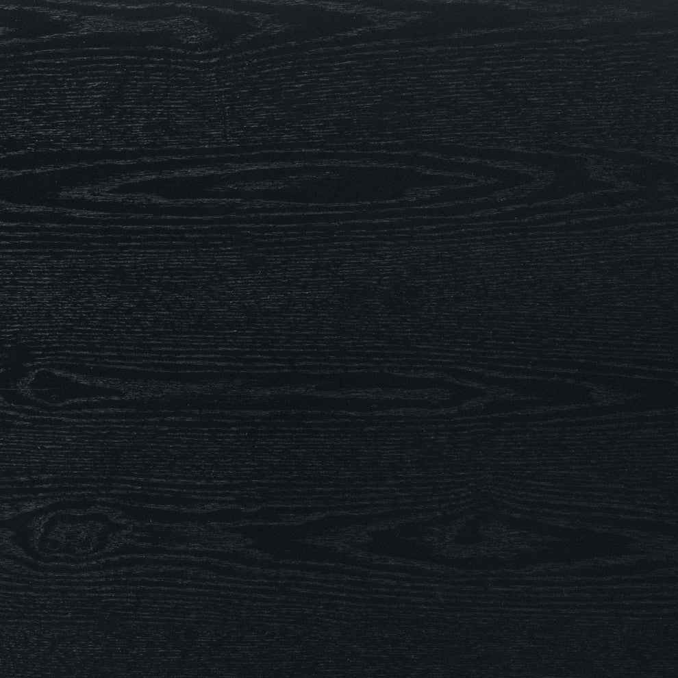 Shurik Wood Dining Table, Black