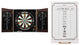 Vault Dartboard Cabinet With Shot King Sisal Dartboard and Dry Erase Scoreboard