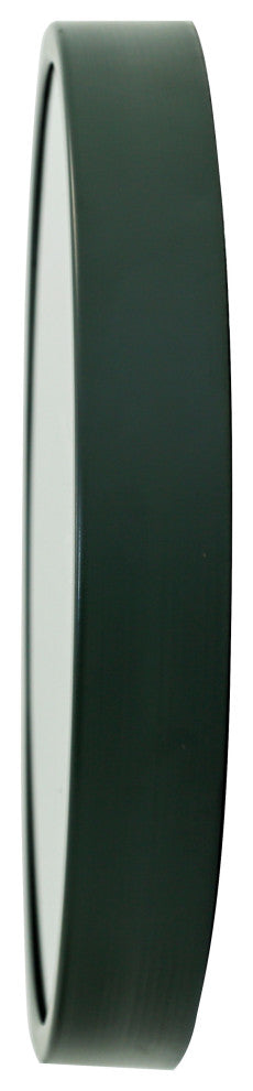 Modern Minimalist 18"D Dark Green Clock With Open Moving Gears