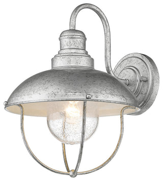 Z-LITE 590M-GV 1 Light Outdoor Wall Sconce, Galvanized