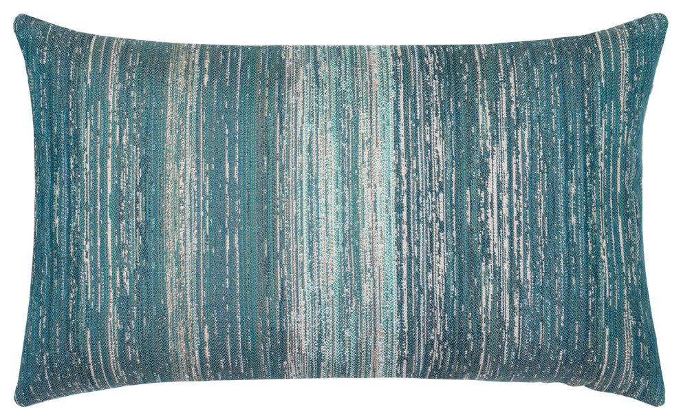 Texture Lagoon Lumbar Indoor/Outdoor Performance Pillow, 12"x20"